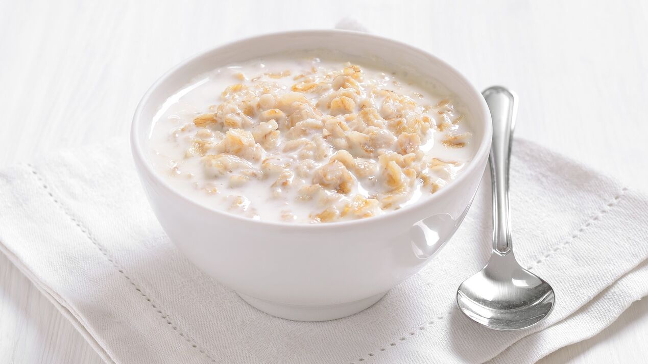 Porridge is the main menu for gastritis of the stomach