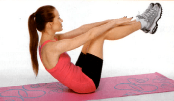 Exercises for weight loss of the sides and abdomen
