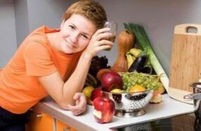 Girls at a table with useful products