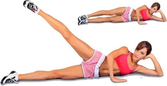 Leg raise exercise