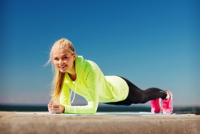 Plank exercise