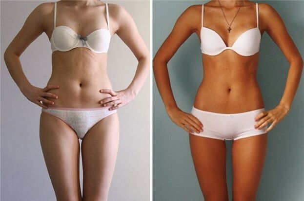 Result of weight loss from a low starting weight