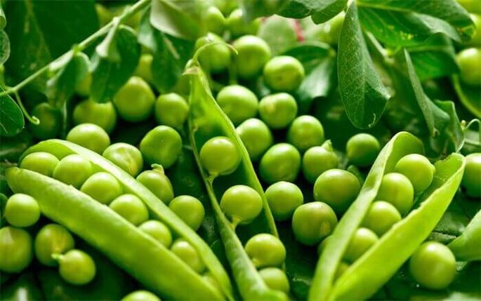 If you have pancreatitis, you can include green peas in the menu