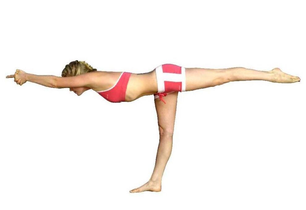 Balancing on a bent leg helps with weight loss